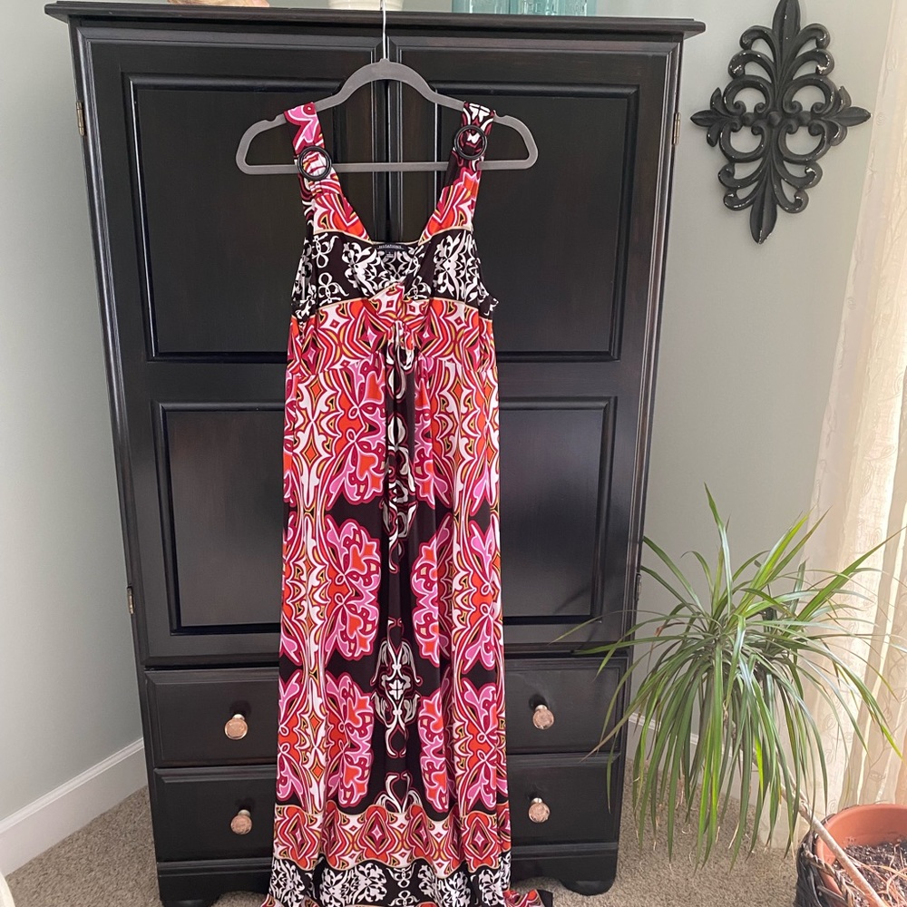 Geometric Maxi Dress